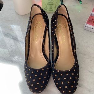 Rowen heels faux fur